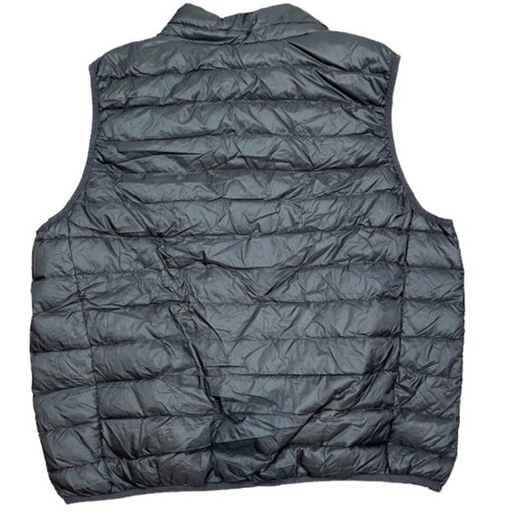 Hawke & Co Duck Down Puffer Vest Charcoal Black Zip Up Pockets Men's Size XL - Picture 6 of 10